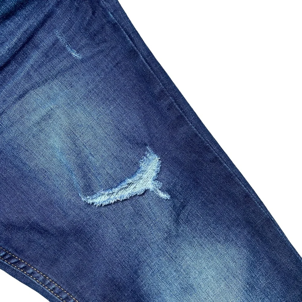 Union Bay Slim Boyfriend Straight Leg Distressed/Ripped Jeans 5